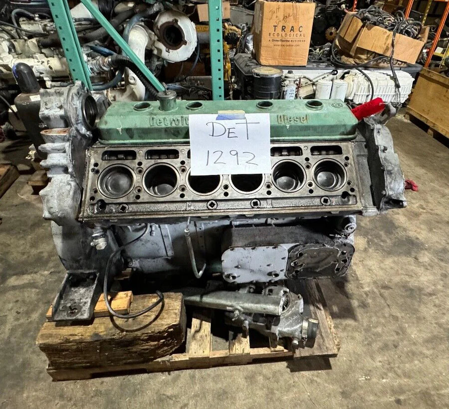 DETROIT 12V71 DIESEL MARINE ENGINE ( PLEASE SEE DESCRIPTION FOR OPTIONS )