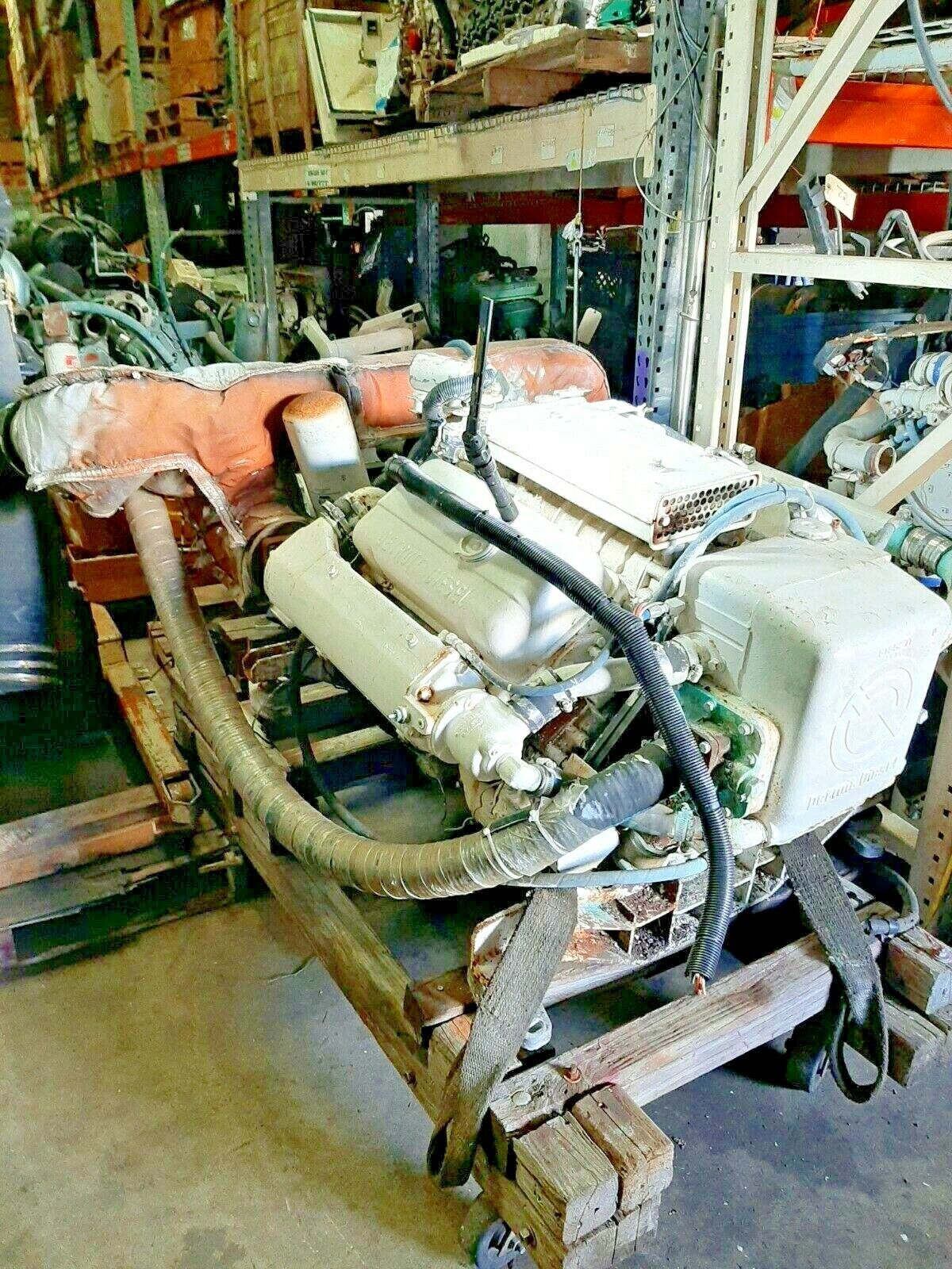 DETROIT 6V-53 DIESEL MARINE ENGINE " GREAT RUNNING TAKE-OUTS " BOBTAIL ( USED
