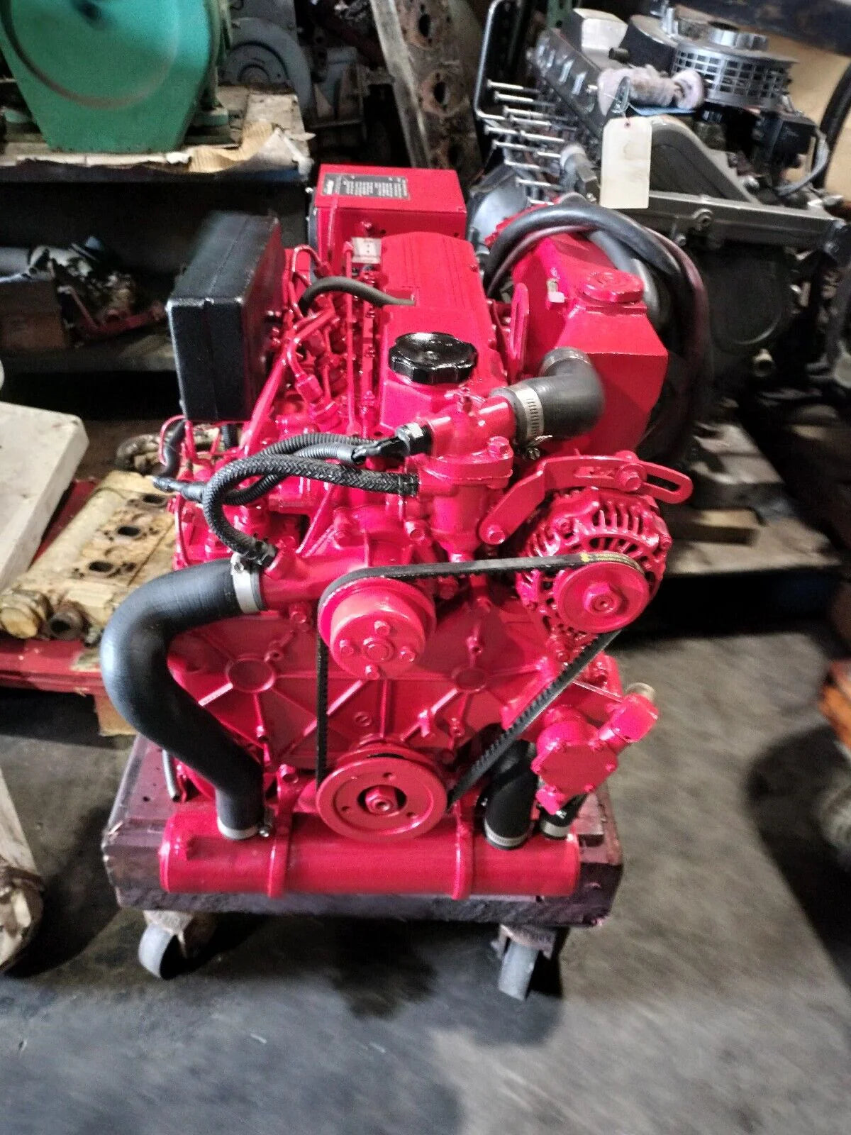WESTERBEKE 12.5 -BTDB DIESEL 4 CYL. MARINE GENERATOR 12.5 KW USED 884 HOURS